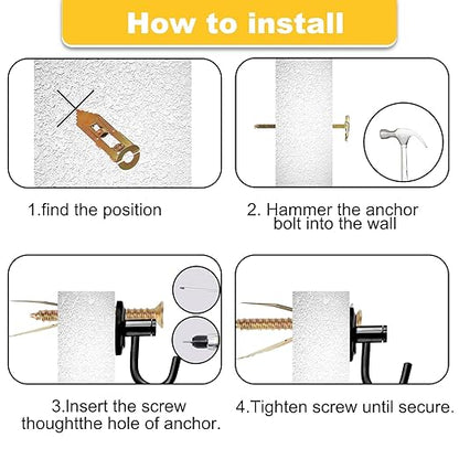 420Pcs Self Drilling Drywall Anchors with Screws Kit,Zinc Plated Steel,4 Sizes Expansion Screws and 2 Sizes Wall Anchors, Easy Application No Drill or Holes in Wall.