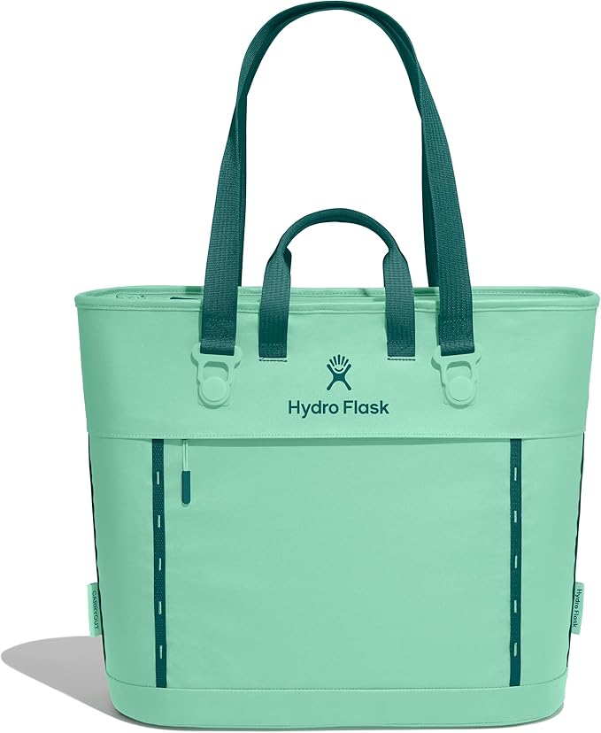 Hydro Flask Carryout Tote - Insulated Tote Bag - 20 L Capacity in Mermaid Green
