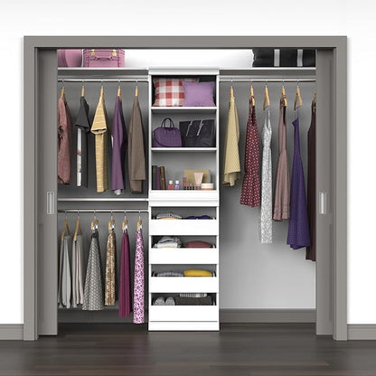 ClosetMaid Modular Closet Collection Shelf and Hang Rod Accessory Kit, 36-Inch Shelf and Hang Rod Kit