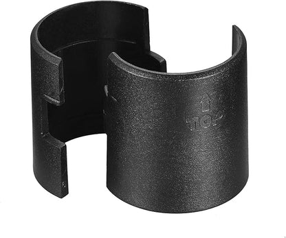 uxcell Wire Shelf Clips 1.5 Inch Wire Shelving Lock Clips Plastic for Wire Shelving System, 4 Pcs