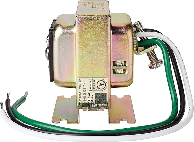 Newhouse Hardware 3TRAN Tri-Volt (8vac/10VA, 16vac/10VA or 24vac/20VA) Transformer for for Ring, Nest and Standard Doorbells 1pk