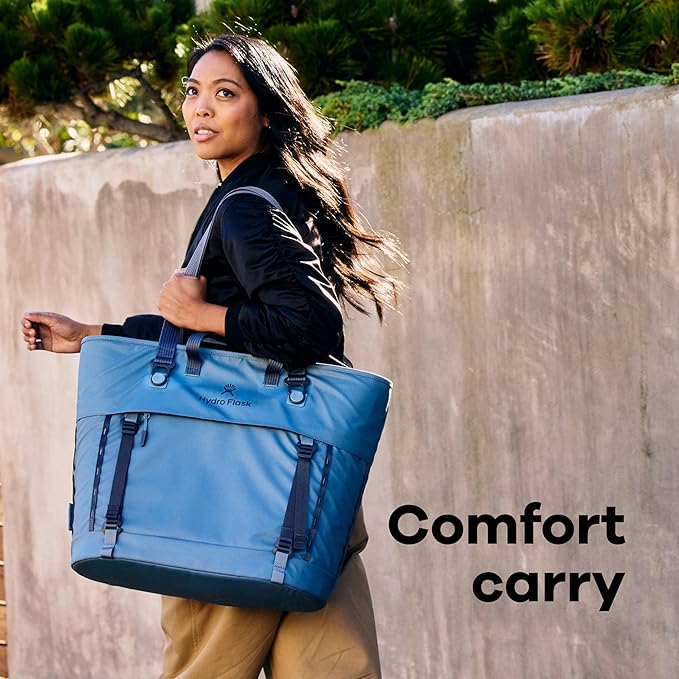 Hydro Flask Carryout Tote - Insulated Tote Bag - 10 L Capacity in Capri Blue