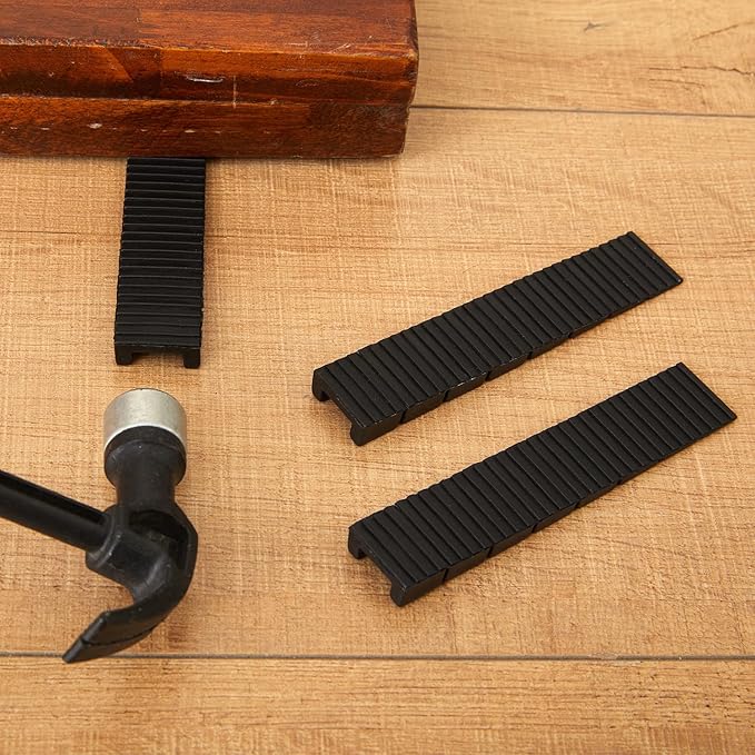 12 Pack Black Multi Purpose Furniture Plastic Shims for Leveling Extreme Weight Capacity Wedges Easy to Snap Cut-to-fit Size Leveler for Toilet Shims, Doors, Windows, Sheds, Table