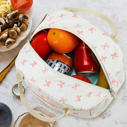 Bluboon Lunch Bag for Women Men Cute Lunch Tote Bags Reusable Insulated Lunch Box Large Capacity Reusable Insulated Cooler for Work Picnic or Travel
