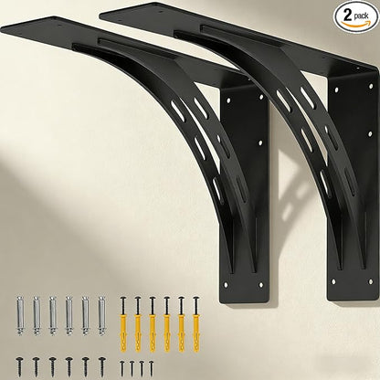 20 inch x 13.5 inch Heavy Duty Bracket,Granite Countertop Support Brackets, Heavy Duty Shelf Brackets , Max Load 1000 Lbs ,Mantel Brackets (Set of 2) - (20 " x 13.5 ")