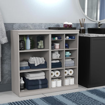 ClosetMaid Modular Storage Shelf Unit with 3-Shelves, Taupe