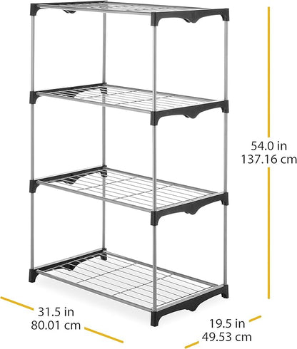 Whitmor Modern Industrial Freestanding Closet Organizer