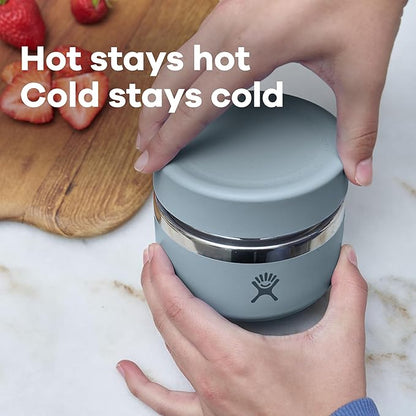 Hydro Flask Food Jar – Insulated Stainless Steel, Snack Travel Container for Hot Food & Soup 12 Oz Harbor Blue
