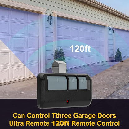 893LM 893Max 971LM for LiftMaster Chamberlain Craftsman Garage Door Opener Remote, 3-Button 120ft Range Rolling Code Replacement Remote, 41A5034 Safety Sensor Kit Compatible