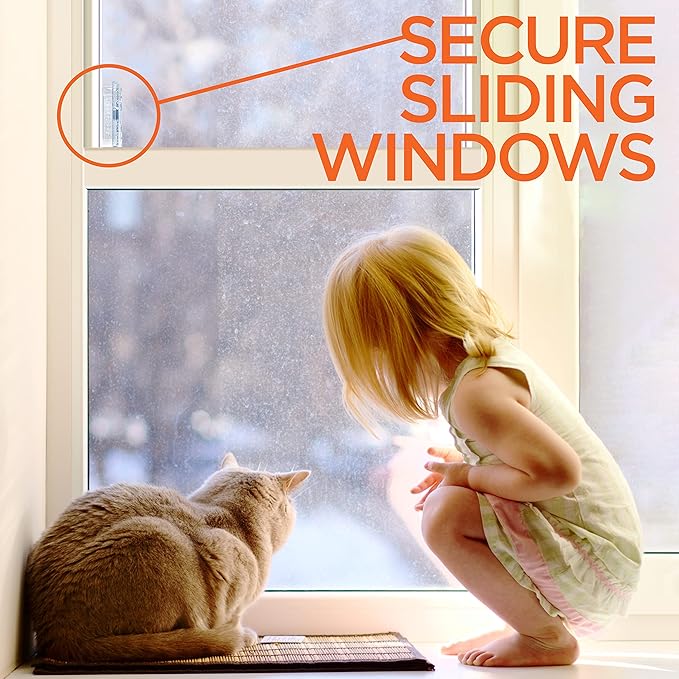 Sliding Door Locks – 2 Pack Childproof Safety Locks for Glass Doors & Windows – Strong Adhesive – Shop Square
