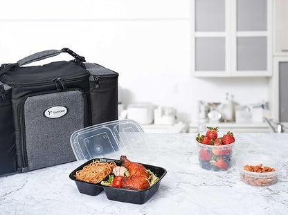 Glotoch 10 Pack 32OZ Meal Prep Containers Reusable Microwave Safe,Extra Large &Thick Food Storage Containers With Lids, Durable Bento Boxes BPA-free, Stackable, Dishwasher/Freezer Safe