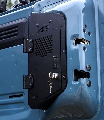 Tailgate Medicine Cabinet-Lockable Overlanding and Camping Gear Fits Bronco and Raptor 2021+