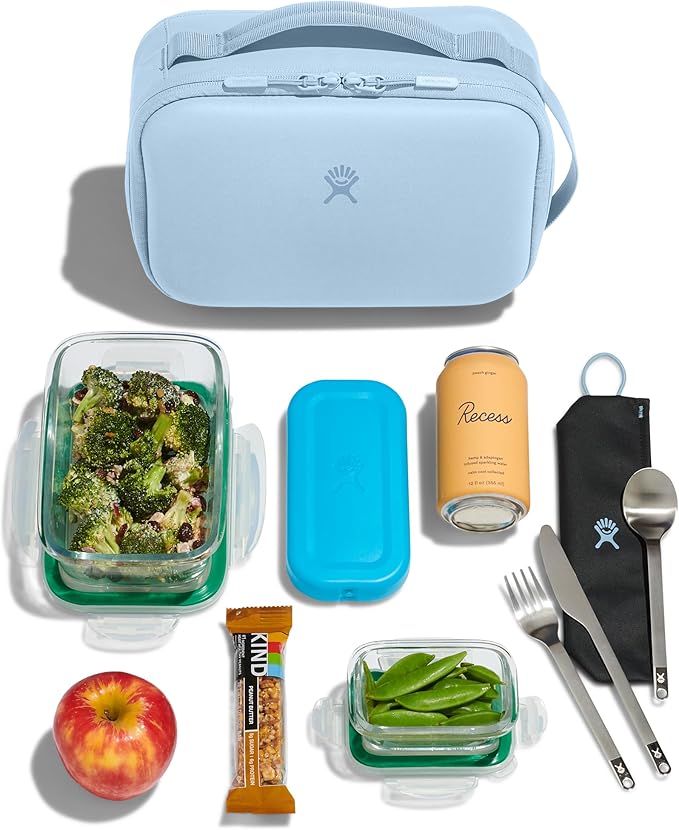 Hydro Flask Carry Out Lunch Box – Insulated Adult Lunch Cooler for Men and Women 5 L Surf Blue