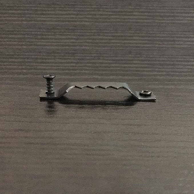 150 Pack Small Sawtooth Picture Hangers Steel Picture Hangers Picture Frames Hangers with Screws Picture Hang Solutions, for Hanging Clock Paintings Artwork Picture Frame Hook Photos (Black )