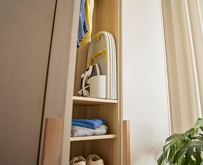 Joseph Joseph Pocket Max Portable Folding Tabletop Ironing Board, 43" Surface, Integrated Iron Storage Hook