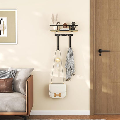 efluky Ironing Board Hanger Wall Mount, Ironing Board Holder Organizer for T-Leg & Y-Leg Ironing Boards, Space Saving Laundry Storage Rack, White