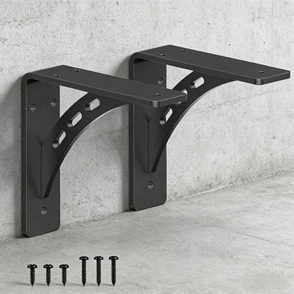 6 inch x 5 inch Heavy Duty Bracket,Granite Countertop Support Brackets, Heavy Duty Shelf Brackets , Max Load 1100 Lbs ,Mantel Brackets (Set of 2) - (6" x 5")