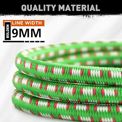 HORUSDY 10-Piece Heavy Duty Bungee Cords with Metal Hooks, 40” Elastic Bungee Straps for Outdoor, Camping, Garage Storage, and Kayaking
