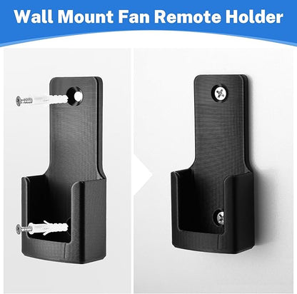 Saillong Ceiling Fan Remote Holder Wall Mount Compatible with Hampton Bay Ceiling Fan Remote Control Bracket Compatible with TX028C-S 98130 KUJCE10320/TR222A, 2AAZPHD3/HD3, 98130 KUJCE10318