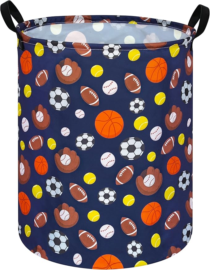 Kids Hamper Storage Bins Organizer Toy Box Laundry Basket Large Canvas Collapsible Chest for Home/Dorm/Kitchen/Pet/Office/Closet/Shelf/Gift Baskets