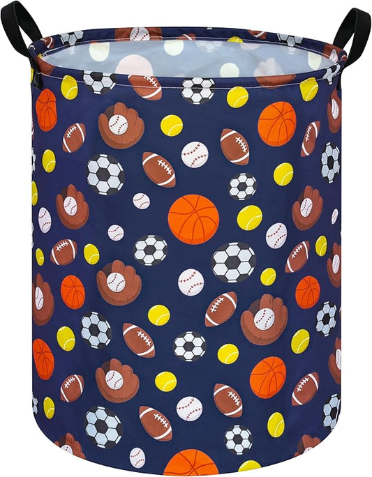 Kids Hamper Storage Bins Organizer Toy Box Laundry Basket Large Canvas Collapsible Chest for Home/Dorm/Kitchen/Pet/Office/Closet/Shelf/Gift Baskets