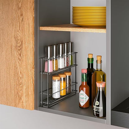 Metaltex Spice Rack Slide, Black, 28X22X6Cm