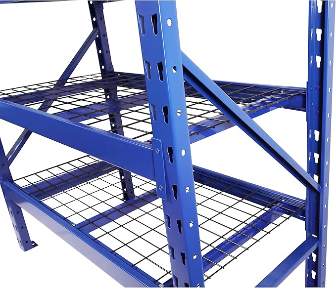 Pro-LifT Garage Storage Shelves - Heavy Duty 3-Tier Adjustable Metal Wire Shelving Units with 3000 lbs Total Capacity for Garage Basement Racking Organization - 48" H X 48" W X 24" D