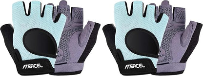 ATERCEL Weight Lifting Gloves Full Palm Protection, Workout Gloves for Gym, Cycling, Exercise, Breathable, Super Lightweight for Mens and Women
