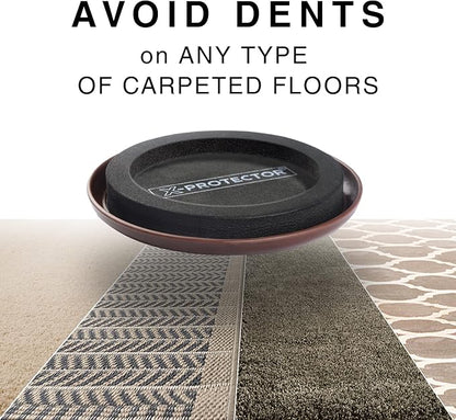 Furniture Sliders for Carpet X-PROTECTOR 8 PCS 4 3/4" - The Best Heavy-Duty Moving Pads - Sliders for Furniture with Unique Design. Move Your Furniture Easily with Furniture Sliders for Carpets!