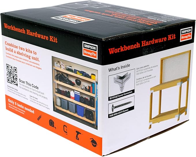 Simpson Strong-Tie WBSK Workbench and Shelving Hardware Kit (2-Pack)