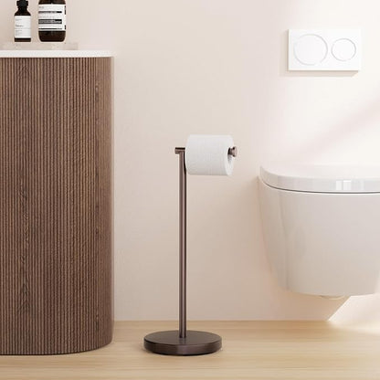 KES Bronze Toilet Paper Holder Stand, Toilet Roll Holder Free Standing with Heavy Base, 18/8 Stainless Steel, BPH283S1-BB
