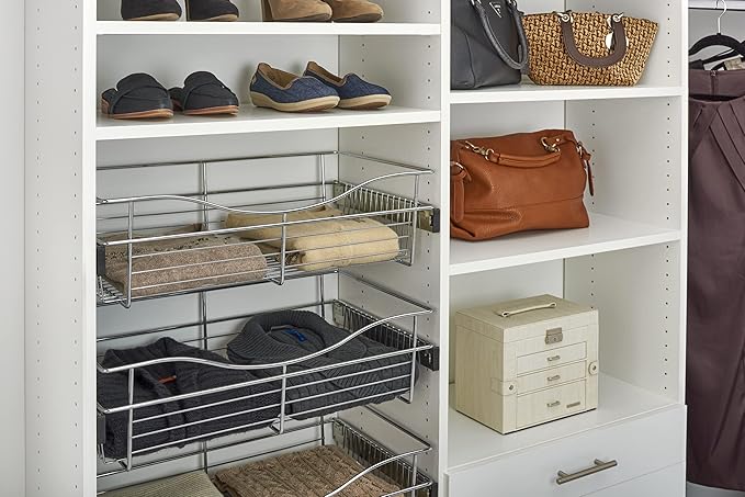 REV-A-SHELF 18" W Closet Basket for Custom Closet Systems