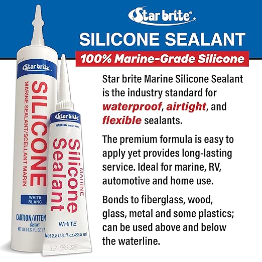 STAR BRITE Silicone Sealant Black 10.3 OZ. (082123)
