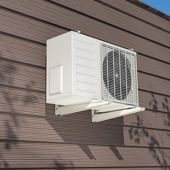 Foldable Mini Split Wall Mounting Bracket Condenser Bracket for Mini Split AC 7000 BTU to 12000 BTU