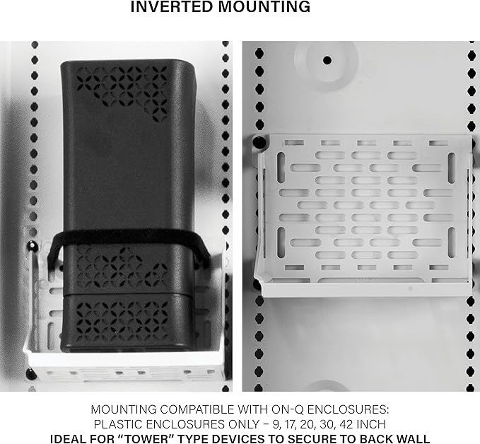 On-Q AC1060 Shelf Mounting Bracket, White