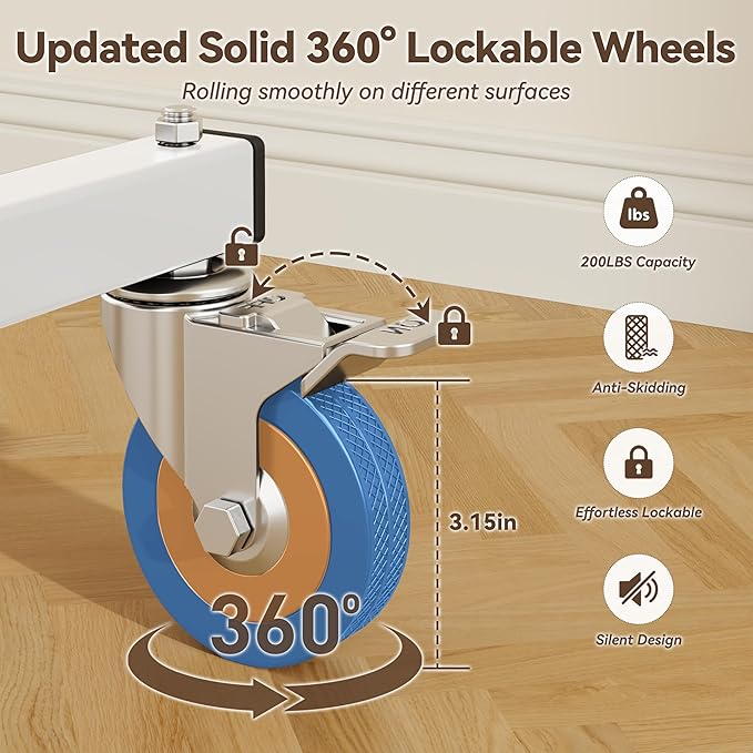 Heavy Duty Clothes Rack for Hanging Clothing: 800LBS Rolling Coat Racks Poartable Garment with Wheels Shelves Freestanding Sturdy Metal Adjustable Extendable Bedroom Laundry Living Room