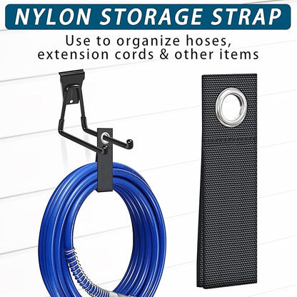 Slatwall Hooks Black 20Pack Firmly and Durable Slatwall Accessories,Perfect for Organizing Garden Tools and Heavy Duty Tools and Garage Hooks Organize Your Space Efficiently