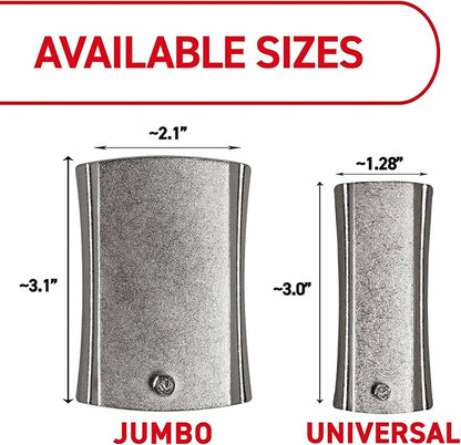 Command 8 lb Jumbo Universal Picture Hanger, 3 Frame Hangers and 8 Command Strips for Sawtooth, D-Ring, Wire, Keyhole and Other Frames, Damage-Free Hanging for Home Decor