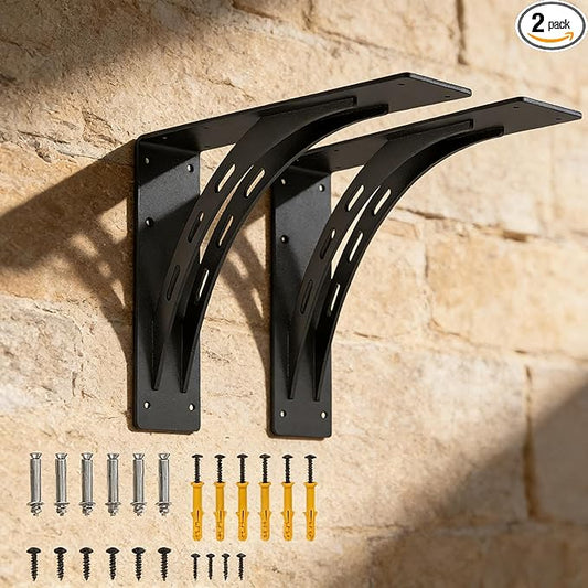 24 inch x 15 inch Heavy Duty Bracket,Granite Countertop Support Brackets, Heavy Duty Shelf Brackets , Max Load 1000 Lbs ,Mantel Brackets (Set of 2) - (24 " x 15 ")