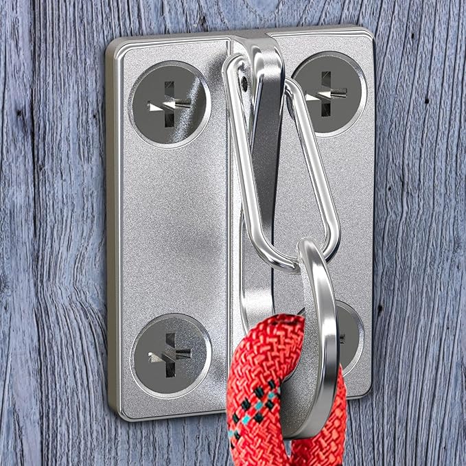 Heavy Duty Dog Leash Hook,Parking Holder for Chain,Rustproof&Chewproof Dog Tie-Out Spot,Perfect for Small Medium Large Dogs,Use Indoor and Outdoor for Home&Business (Small(2-Pack))
