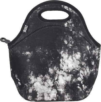 Built Gourmet Getaway Neoprene Lunch Bag - Insulated, Reusable, & Machine-Washable Lunch Tote for Hot and Cold Food Storage, Lightweight & Reusable - One Size (Nightfall Tie Dye)