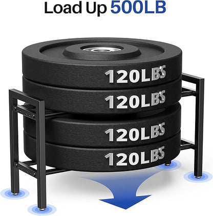 Dumbbell Rack 2-Tier Adjustable Weight Rack For Home Gym Dumbbells Kettlebell (Rack Only)