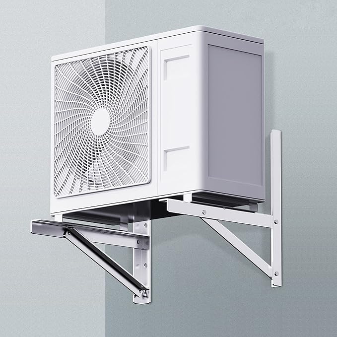 Wall Mounting Bracket for 9000-24000 BTU Condenser，Ac Support Brackets Rust Free Stainless Steel for Mini Split Air Conditioner Heat Pump Systems. (Small（9000-24000BTU）)