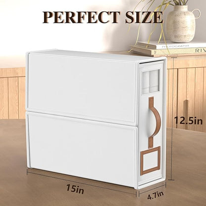 8 Pack Foldable Bed Sheets Set Organizers and Storage(King & Queen Size),Linen Fabric Closet Organizers with Window,Folding Bedding Storage Box for Bedsheets and Pillow Cube Organizer-White