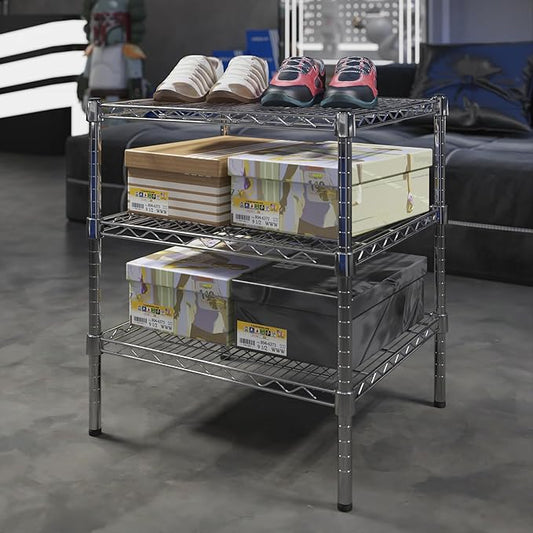 21" Deep x 24" Wide x 27" Height Wire Shelving Kit | 3-Tier | NSF Commercial Storage Rack Unit