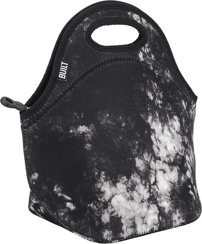 Built Gourmet Getaway Neoprene Lunch Bag - Insulated, Reusable, & Machine-Washable Lunch Tote for Hot and Cold Food Storage, Lightweight & Reusable - One Size (Nightfall Tie Dye)