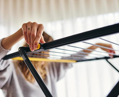 Joseph Joseph AirFrame Max Drying Rack, 70 ft Capacity, Large Folding Clothes Airer with Long Garment Rails