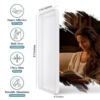 Ultra Slim Hue Remote Holder for Philips Hue Dimmer Switch V2 | Invisible Design Aluminum Remote Holder for Hue Dimmer Switch| Wall Plate Replacement for Philips Dimmer Remote V2