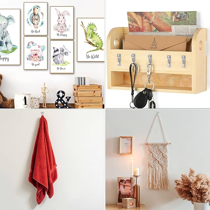 Mr. Pen Picture Hanging Kit, 220pc - Wall Hangers, Picture Hangers, Nails, Hooks