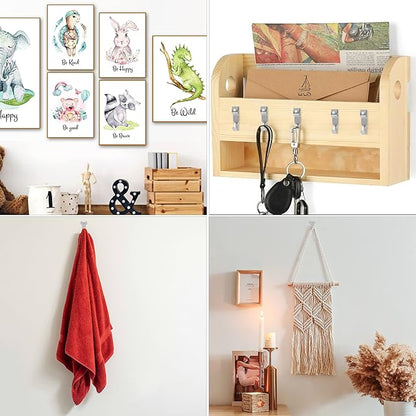 Mr. Pen Picture Hanging Kit, 220pc - Wall Hangers, Picture Hangers, Nails, Hooks